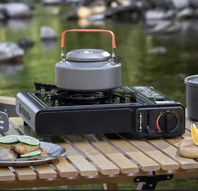 Портативная туристическая газовая плита под баллончик, есть опт