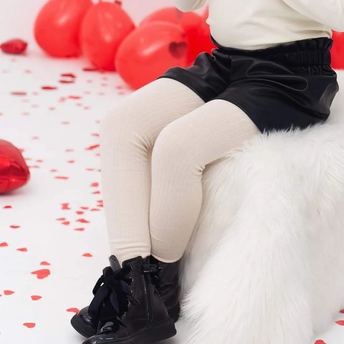 Якісні дитячі колготи у рубчик, бавовна