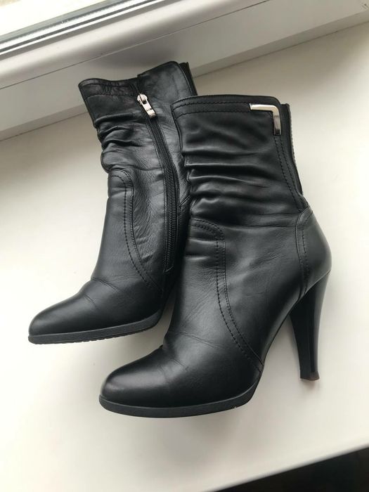 Полусапожки кожаные 38р