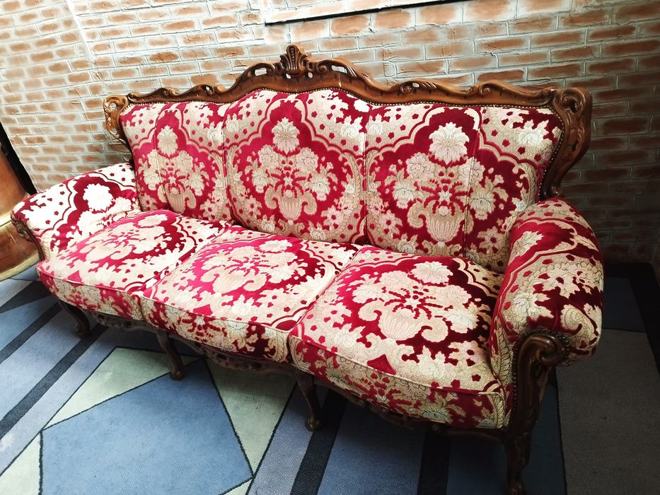piękna sofa Barok 3 osobowa Antyk Vintage