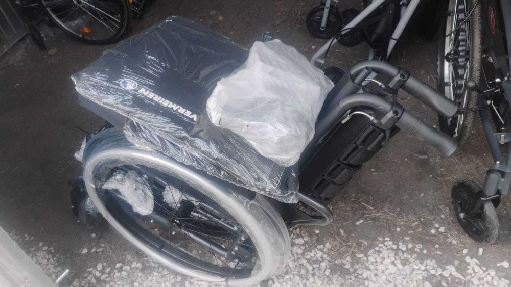 D200 wózek inwalidzki aluminiowy do 130 kg Vermeiren + poduszka odleżynowa gratis