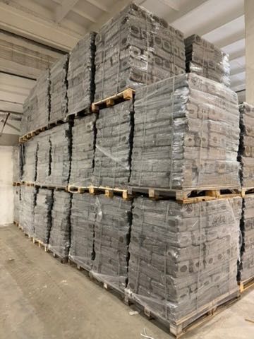Brykiet torfowy PREMIUM - BigBag lub paczkowany na palecie - transport i rozładunek z windą