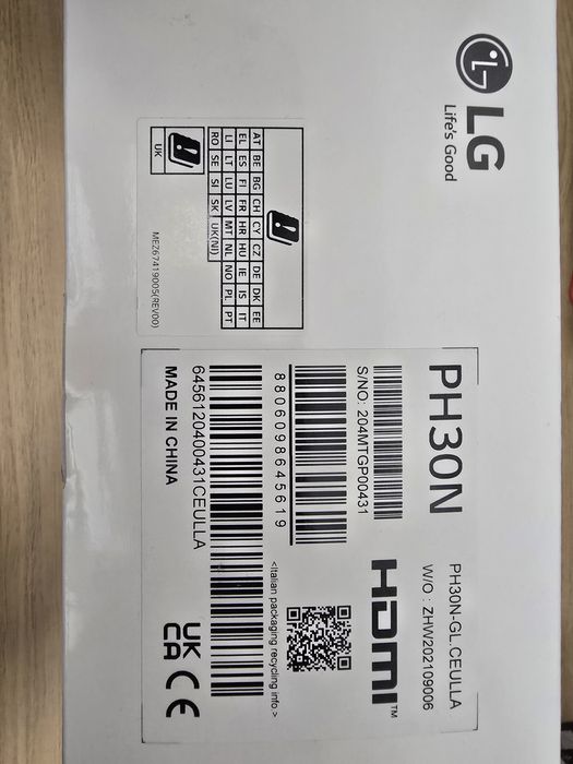 Projetor LG CINEBEAM PH30N Selado