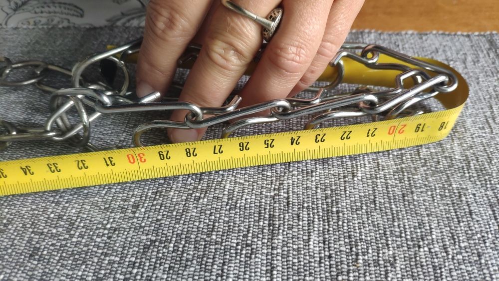 Obroża dla psa metalowa, 30 cm