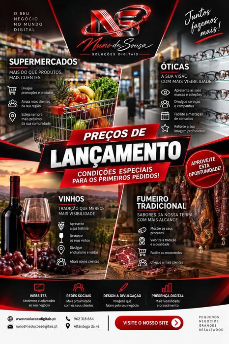 Websites, Redes Sociais e Design para Pequenos Negócios
