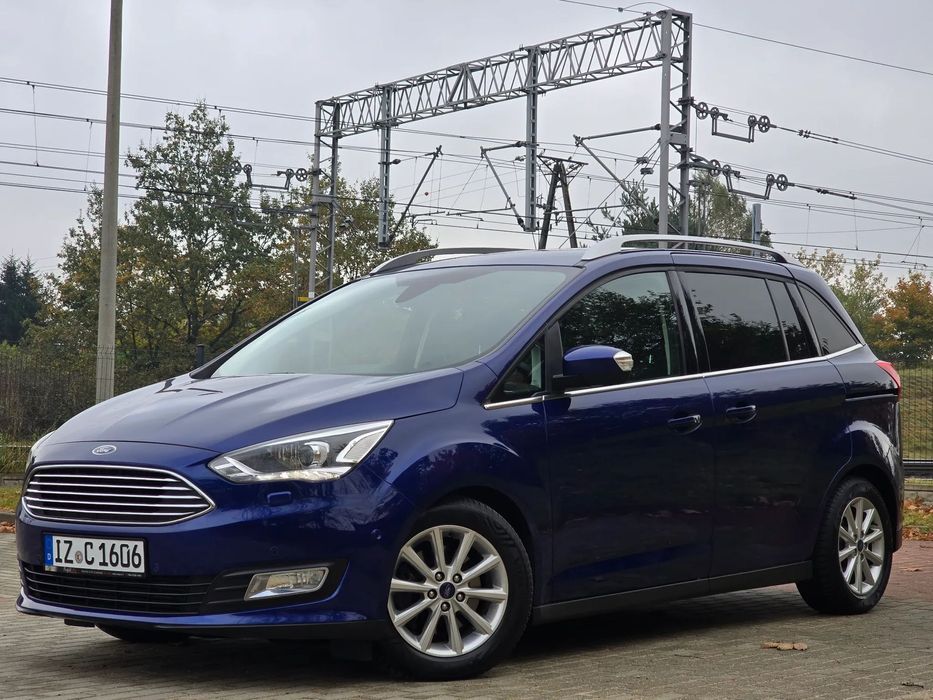 Ford Grand C-MAX 170KM *Automat*EL.Klapa*Xenon*LED*Navi*Kamera*Tylko 135tyś*Iwł*Piękny