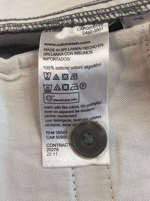Шорты Slim Chino Shorts Calvin Klein