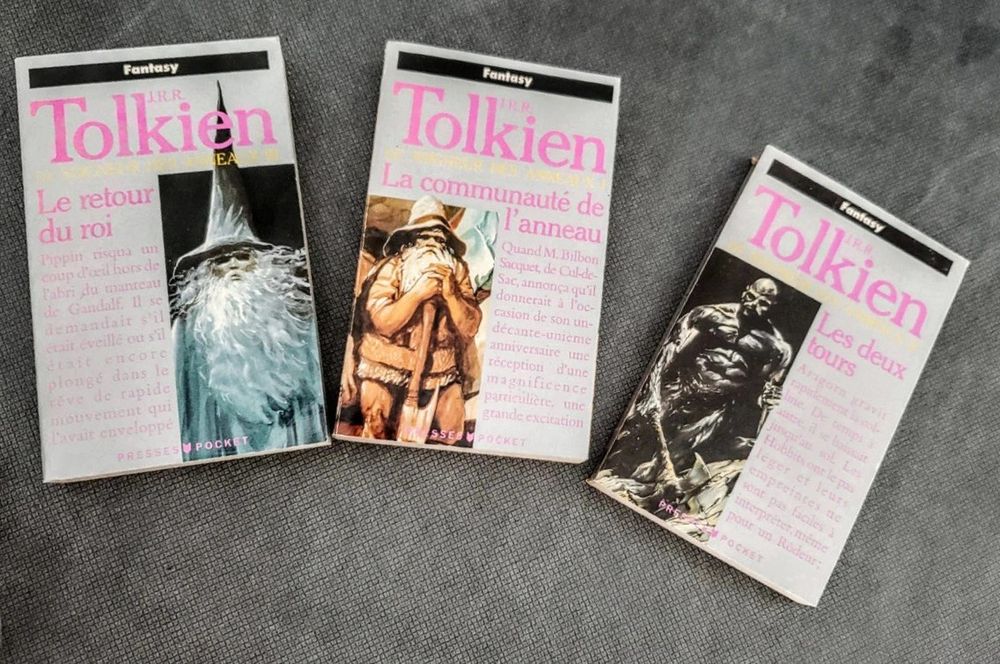 Trilogia "O Senhor dos Anéis" , de JRR Tolkien, versão francesa