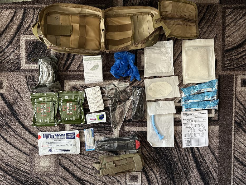 Аптечка-підсумок індивідуальна УКОМПЛЕКТОВАНА