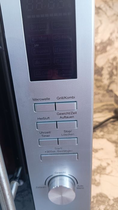 Свч мікрохвильова піч, конвекція гриль