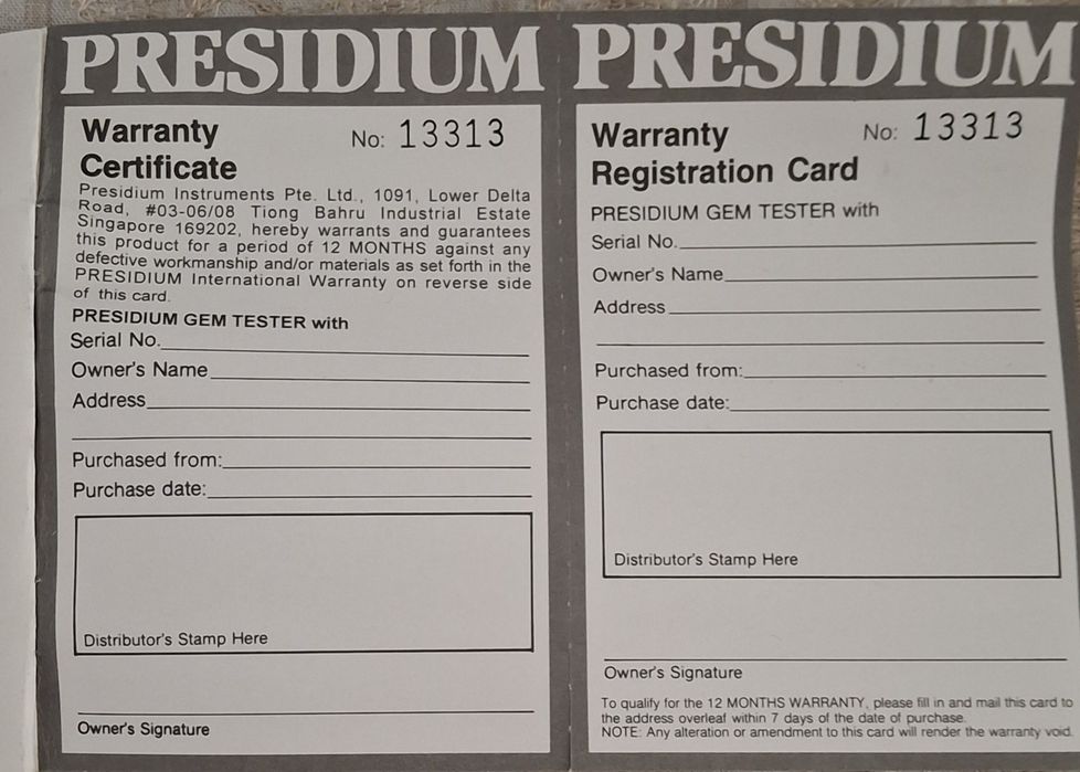 Presidium GEM Tester
