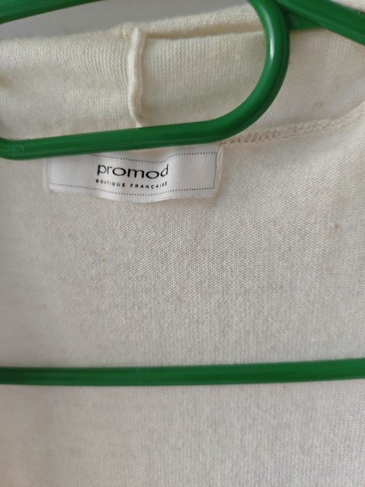 Kremowy kardigan Promod 42