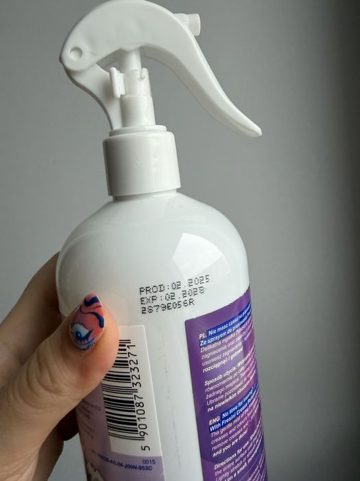 Używane żelazko w sprayu fresini black orchid