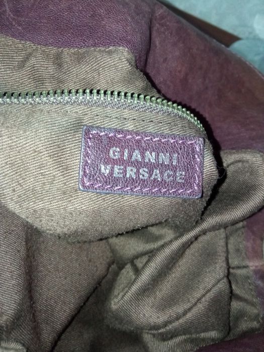 Велика шкіряна сумка Gianni Versace вінтаж