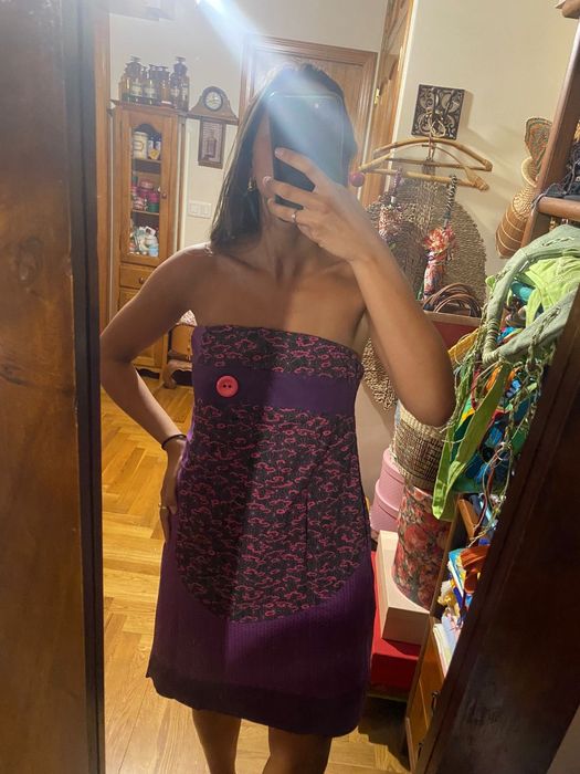 Vestido novo estilo cai cai