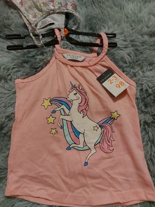 Комплект майок на дівчинку 2-3 рочки