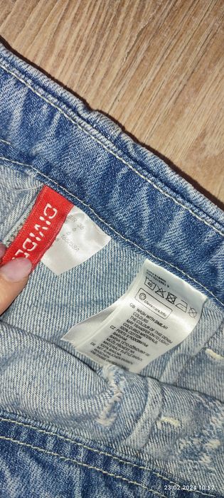 Spódnica jeansowa H&M Divided z przetarciami NWT! rozm. 36