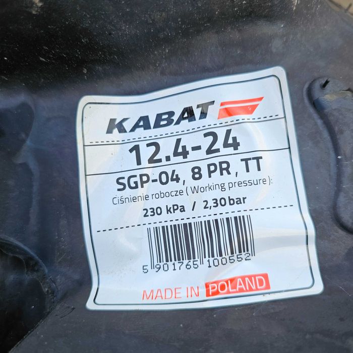 Opona 12.4-24 Kabat BKT Alliance Nowa Gwarancja