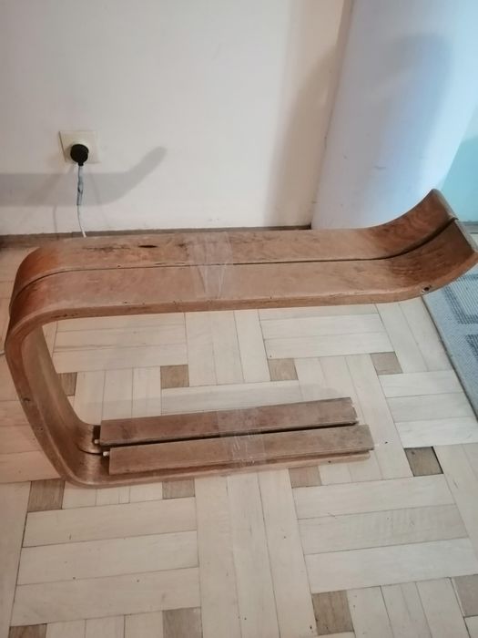 Nogi fotela, Elementy giete drewniane