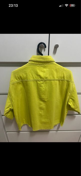 Camisa Verde Lima - Bimba y Lola - completamente NOVA