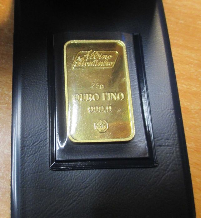 Barra de 25 Gramas de ouro puro [999] certificada