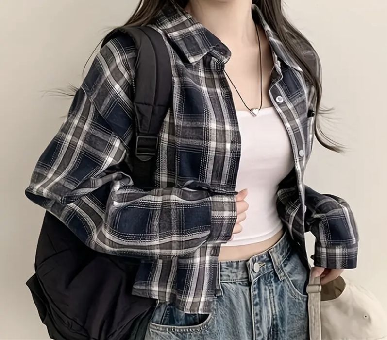 Сорочка в клітинку