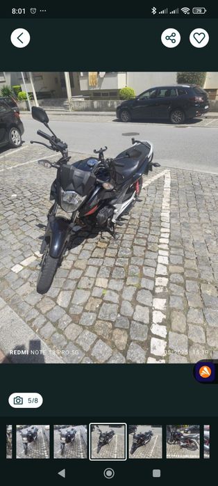 Mota Cb125 f ótimo estado