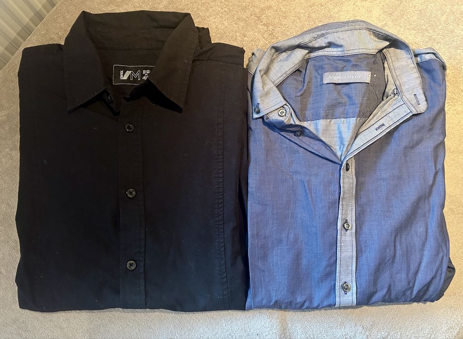 8 męskich koszul w rozmiarze M (10 zł)