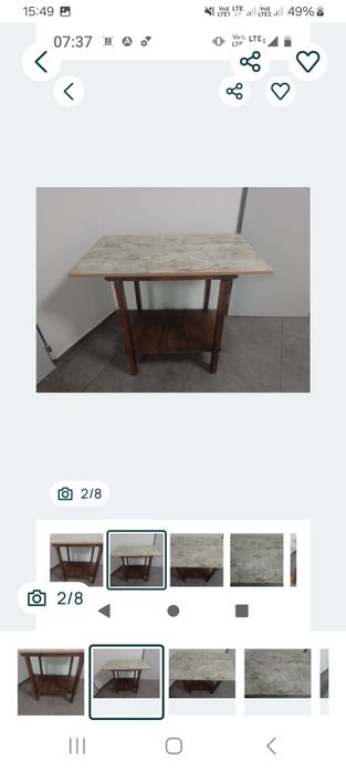 Sprzedam stolik drewniany wysokość 85 cm