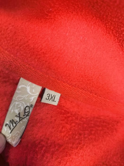 M.X.O. ciepła bluza polarowa ze stójką 3XL