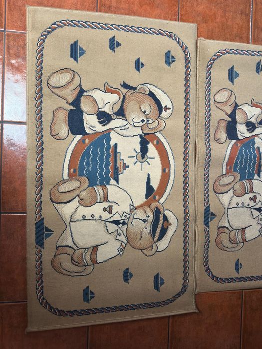 3 tapetes de quarto de crianca
