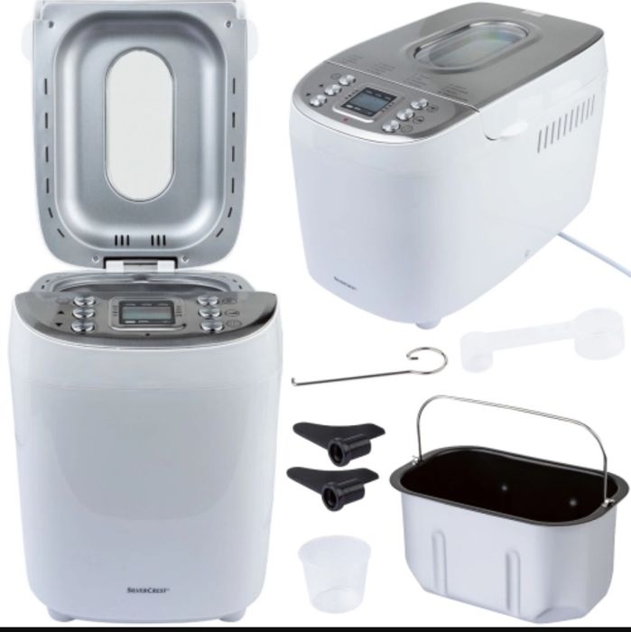 COMO NOVA, Lidl Silvercrest Kitchen Tools Máquina de Fazer Pão 850 W