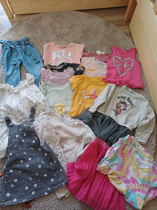 Paka ubranek dla dziewczynki 92 H&M