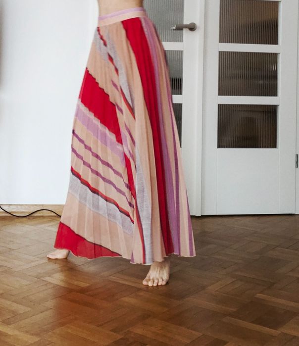 Spódnica maxi z podszewką H&M Trend