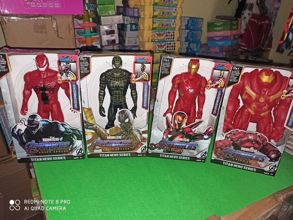 Фігурка марвел людина павук Халк Тор Грут Тор Аквамен герої