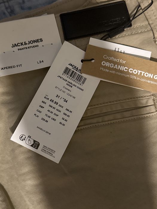 Spodnie męskie JACK & JONES Chino Stace Harlow