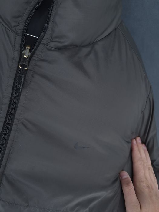 NIKE y2k Vintage Kurtka Puchowa Dwustronna Reversible Puffer L