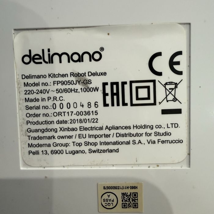 Robot planetarny Delimano Deluxe