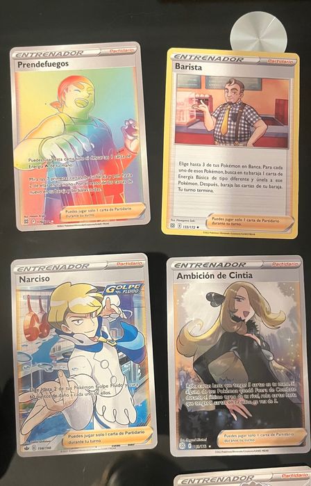Cartas de Pokémon Treinador