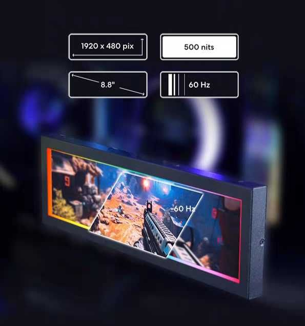 Экран Lian Li 8.8" Universal Screen (G89.SM088X.00)
