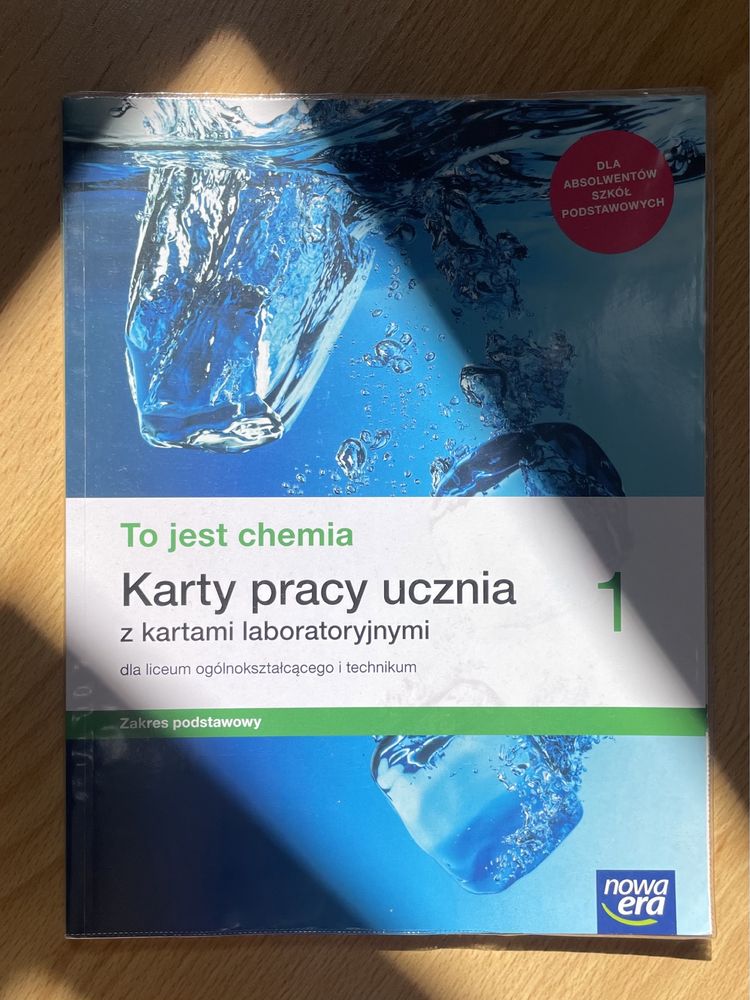 Chemia Nowej Ery 1 Liceum Karty pracy ucznia chemia nowa era klasa 1 liceum Bolesławiec • OLX.pl
