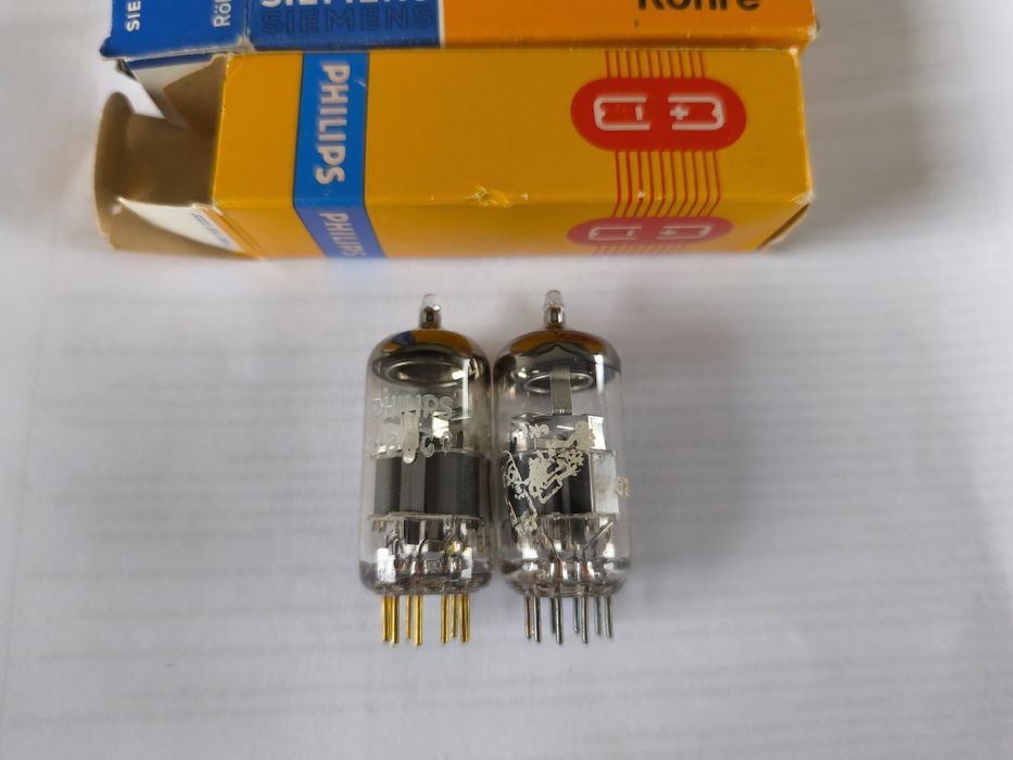 Philips E188CC goldpin, Bugle Boy ECC88 Amperex lampy elektronowe.
