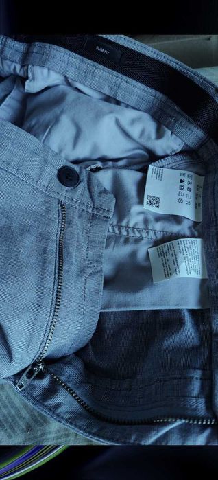 Джинсы (chino лето Hugo Boss Germany w35 stretch grey.