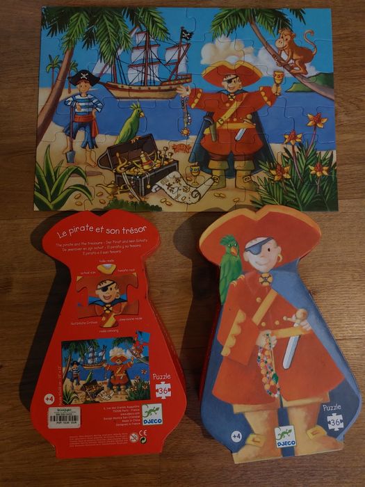 Jogos Puzzle e Memória da Janod e peluche do Panda