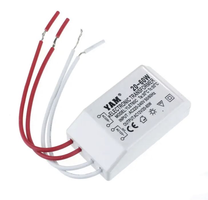 Transformador AC 220V a 12V 20-60W