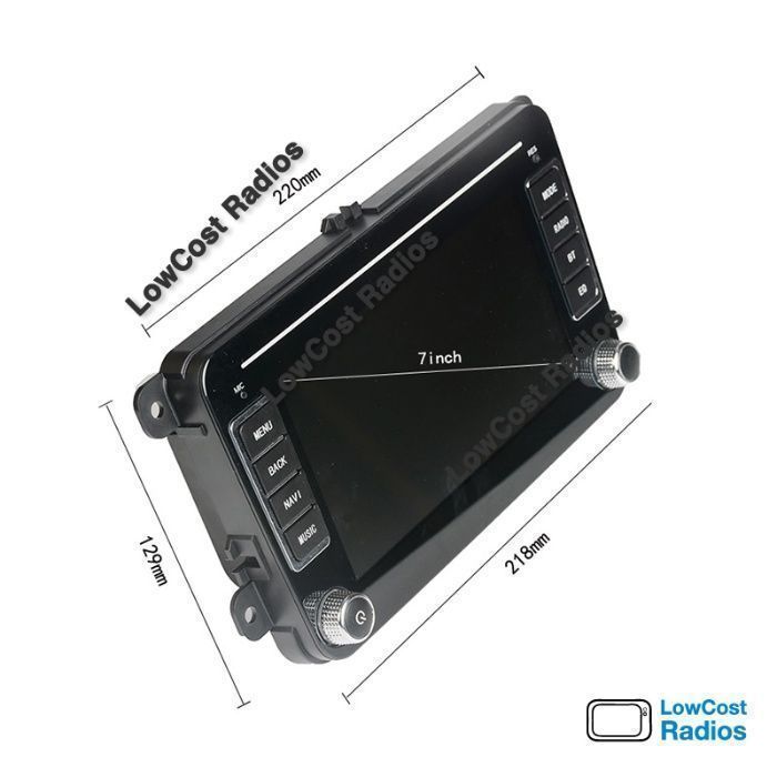 Rádio GPS 7" ou 9" ANDROID 15 | VW Golf 5 e 6, VW Polo, VW Passat, Golf • Skoda • Seat | CARPLAY • ANDROID AUTO