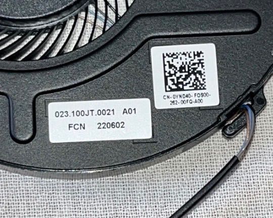 Fan For DELL Vostro 15 7500 V7500 OYND40 / GPU