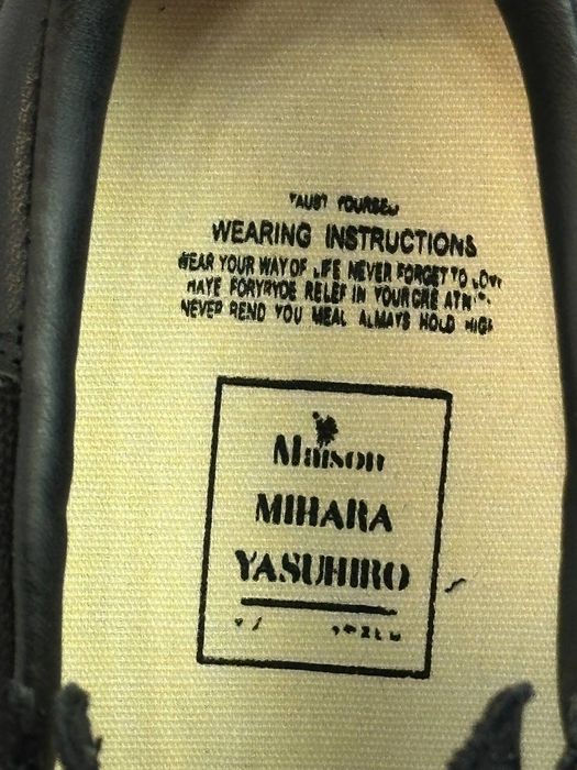BLAKEY MMY Maison Mihara Yasuhiro черные кеды кросовки чорні opium 43