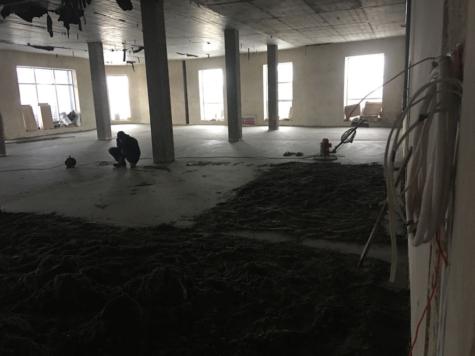 Стяжка підлоги/пола.Машинна стяжка.Гіпсова штукатурка.Штукатурка