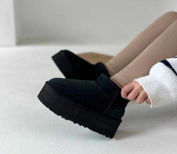 Угги/Угг/Уггі/Уги/Угі/UGG Australia Ultra Mini Platform 5 см Black